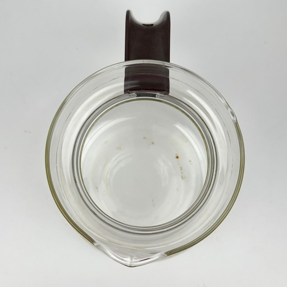Vintage Melitta Glass Coffee Carafe Pot 8 Cup Black Handle Lid Kitchen Decor - Picture 8 of 11